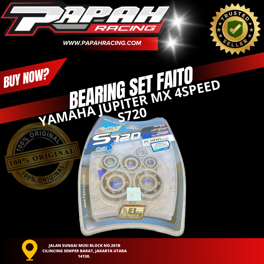 BEARING SET FAITO JUPITER MX 4SPEED S720